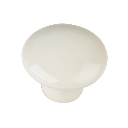 Hardware Resources 1 3/8" Diameter Ceramic Knob in Almond Powder Coat