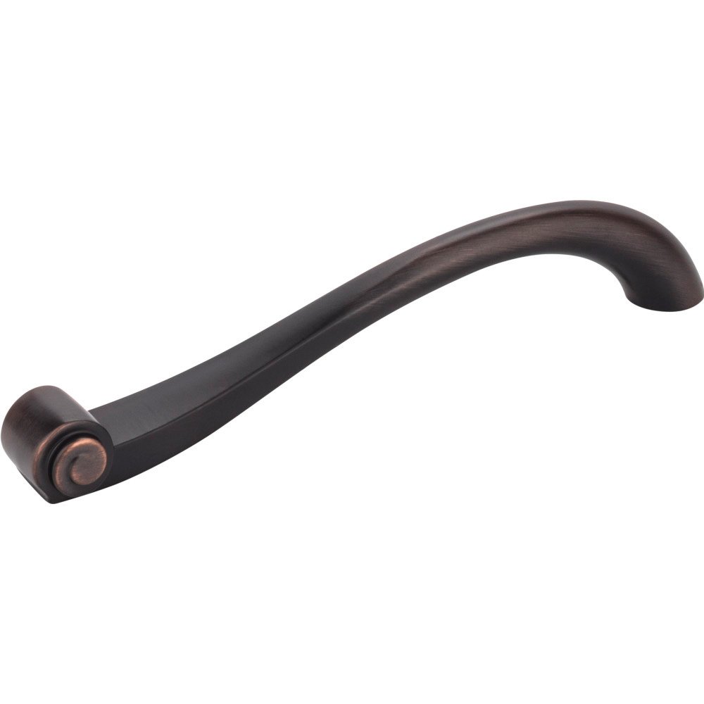 Jeffrey Alexander 6 1/4" Centers Scroll Pull in Brushed Oil Rubbed Bronze