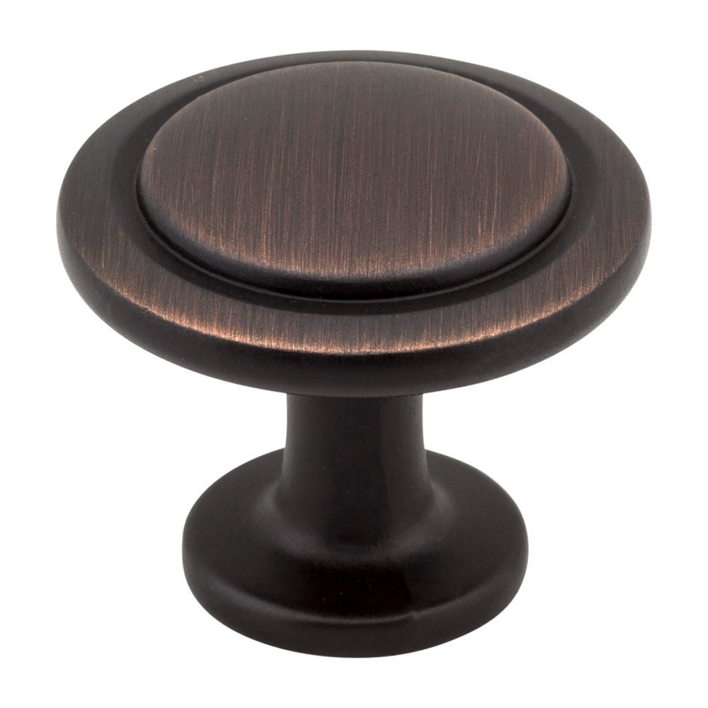 Elements Hardware 1 1/4" Diameter Knob in Brushed Oil Rubbed Bronze