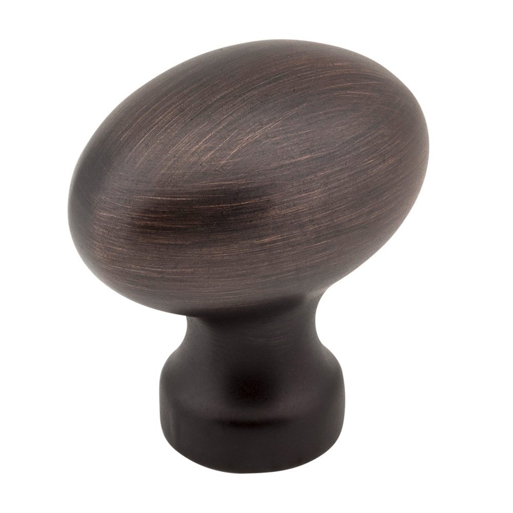 Jeffrey Alexander 1 3/16" Football Knob in Brushed Oil Rubbed Bronze
