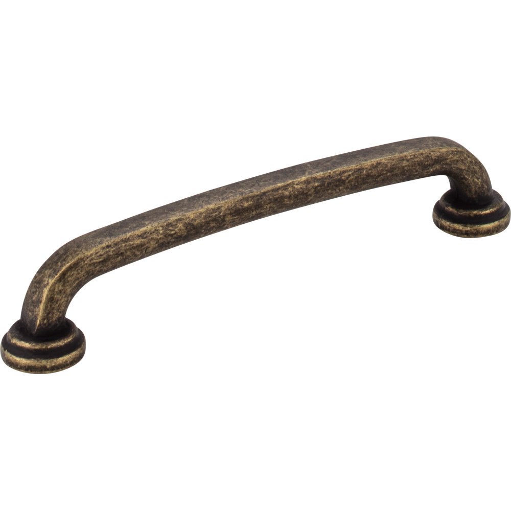 Jeffrey Alexander 5" Centers Gavel Pull in Distressed Antique Brass