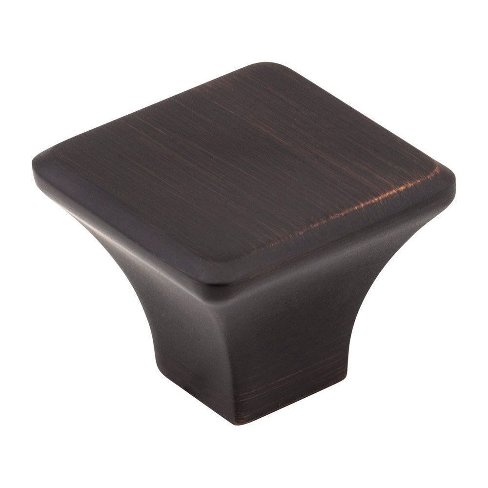 Jeffrey Alexander 1 1/4" Square Knob in Brushed Oil Rubbed Bronze