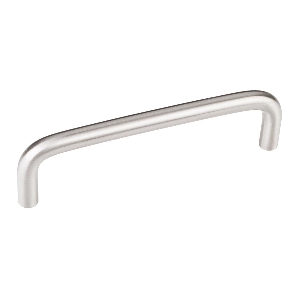Elements Hardware 4" Centers Steel Wire Pull in Stainless Steel
