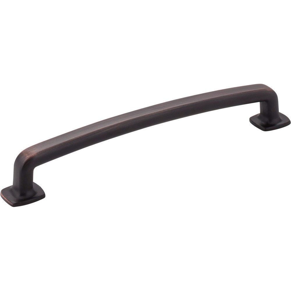 Jeffrey Alexander 6 1/4" Centers Forged Look Flat Bottom Pull in Brushed Oil Rubbed Bronze