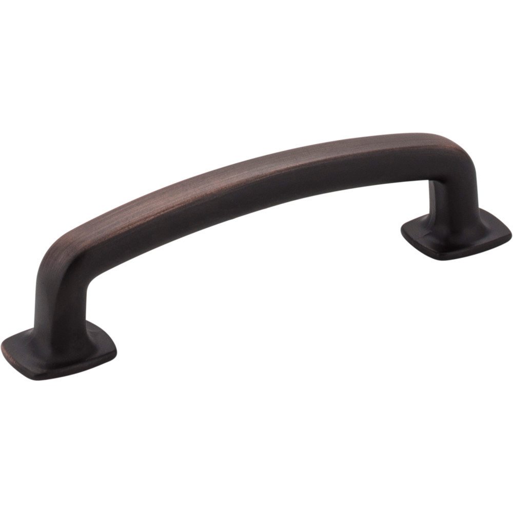 Jeffrey Alexander 3 3/4" Centers Forged Look Flat Bottom Pull in Brushed Oil Rubbed Bronze