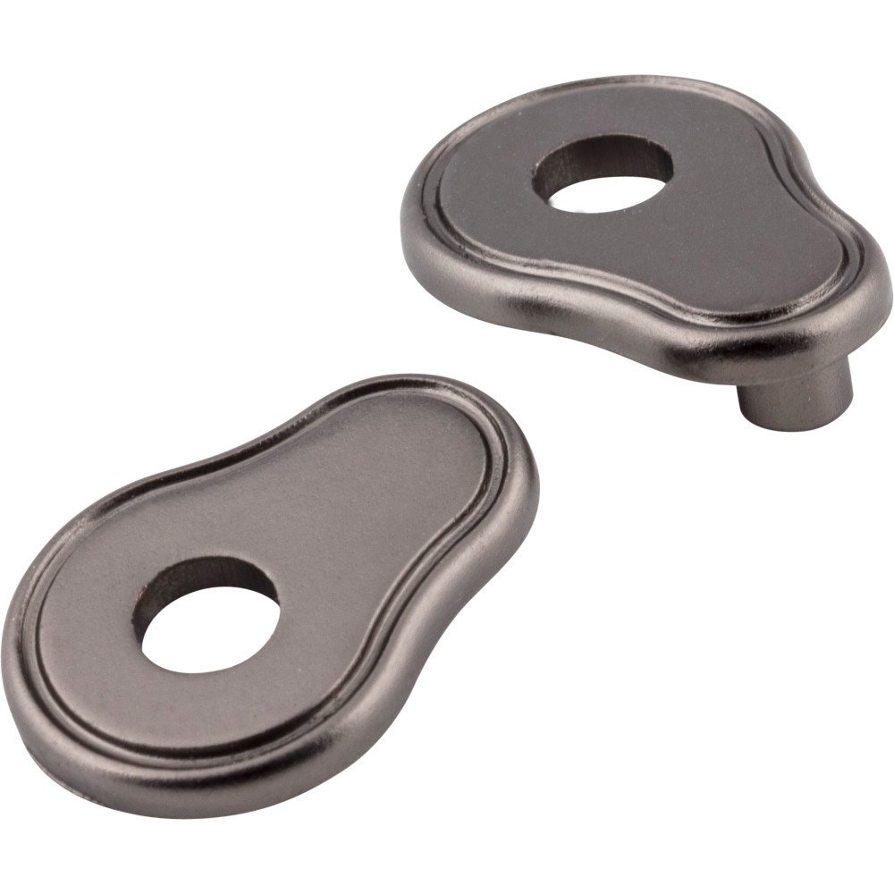Jeffrey Alexander 3" to 3 3/4" Transitional Adaptor Backplates in Brushed Pewter