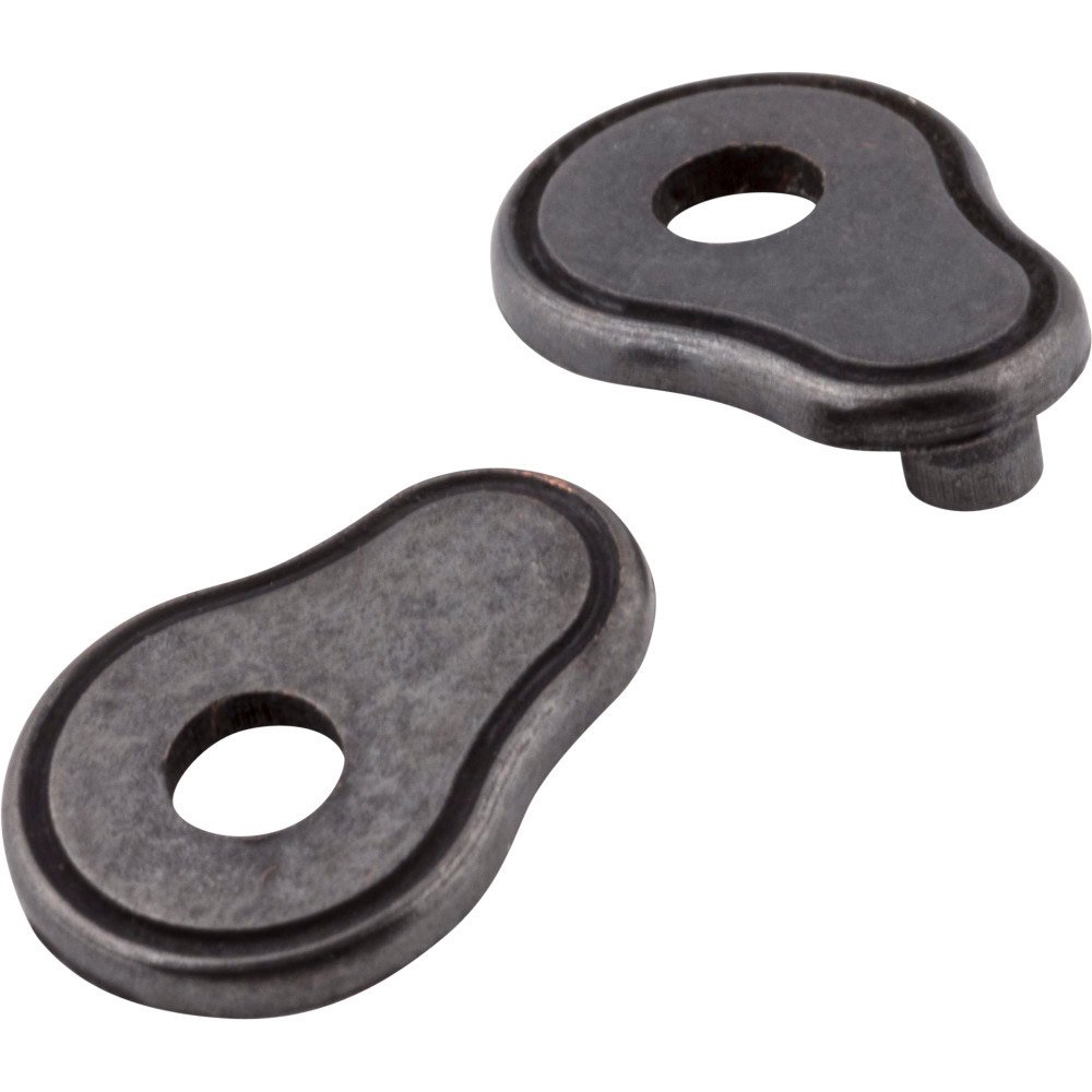 Jeffrey Alexander 3" to 3 3/4" Transitional Adaptor Backplates in Distressed Oil Rubbed Bronze