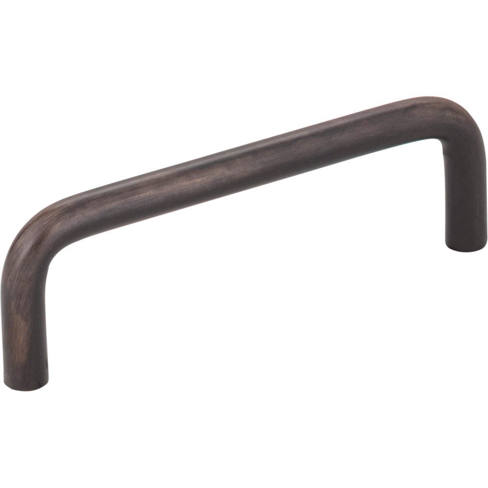 Elements Hardware 3 1/2" Centers Steel Wire Pull in Brushed Oil Rubbed Bronze