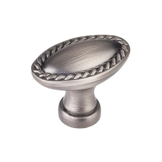 Elements Hardware 1 3/8" Knob with Rope Trim in Brushed Pewter