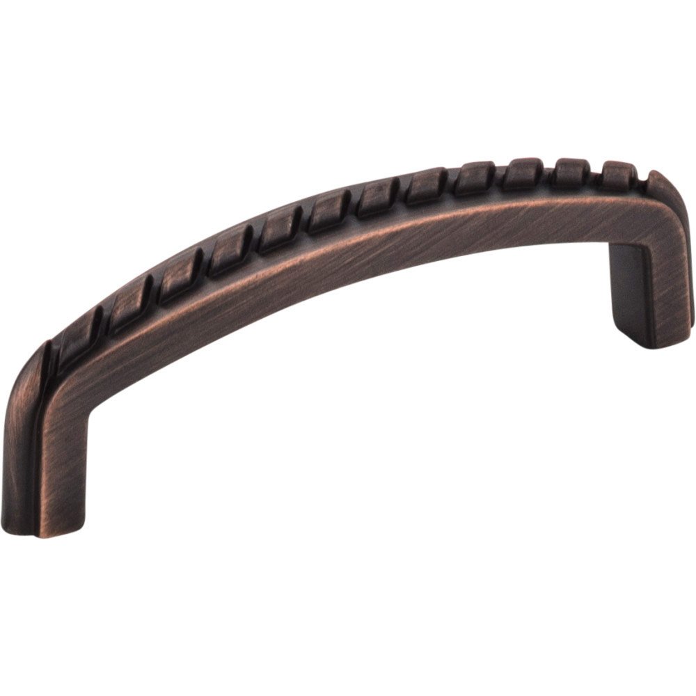 Elements Hardware 3" Centers Pull with Rope Detail in Brushed Oil Rubbed Bronze