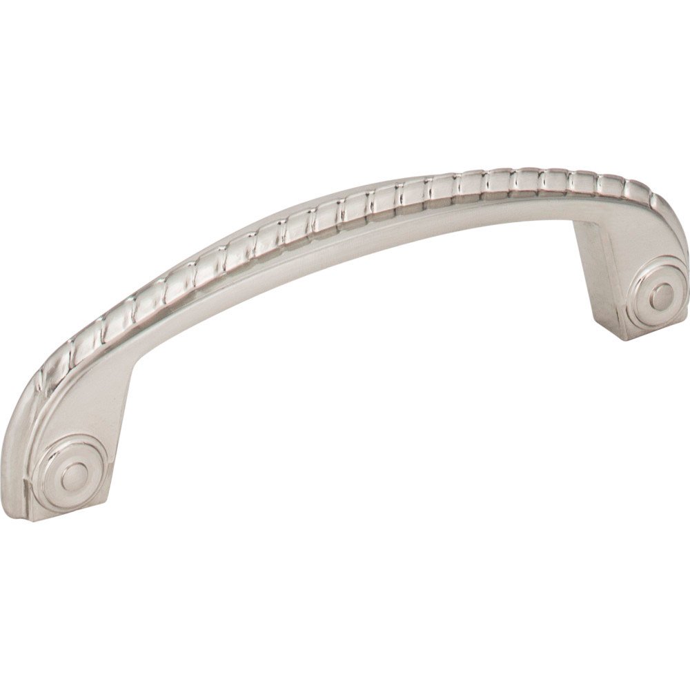 Jeffrey Alexander 3 3/4" Centers Pull with Rope Detail in Satin Nickel
