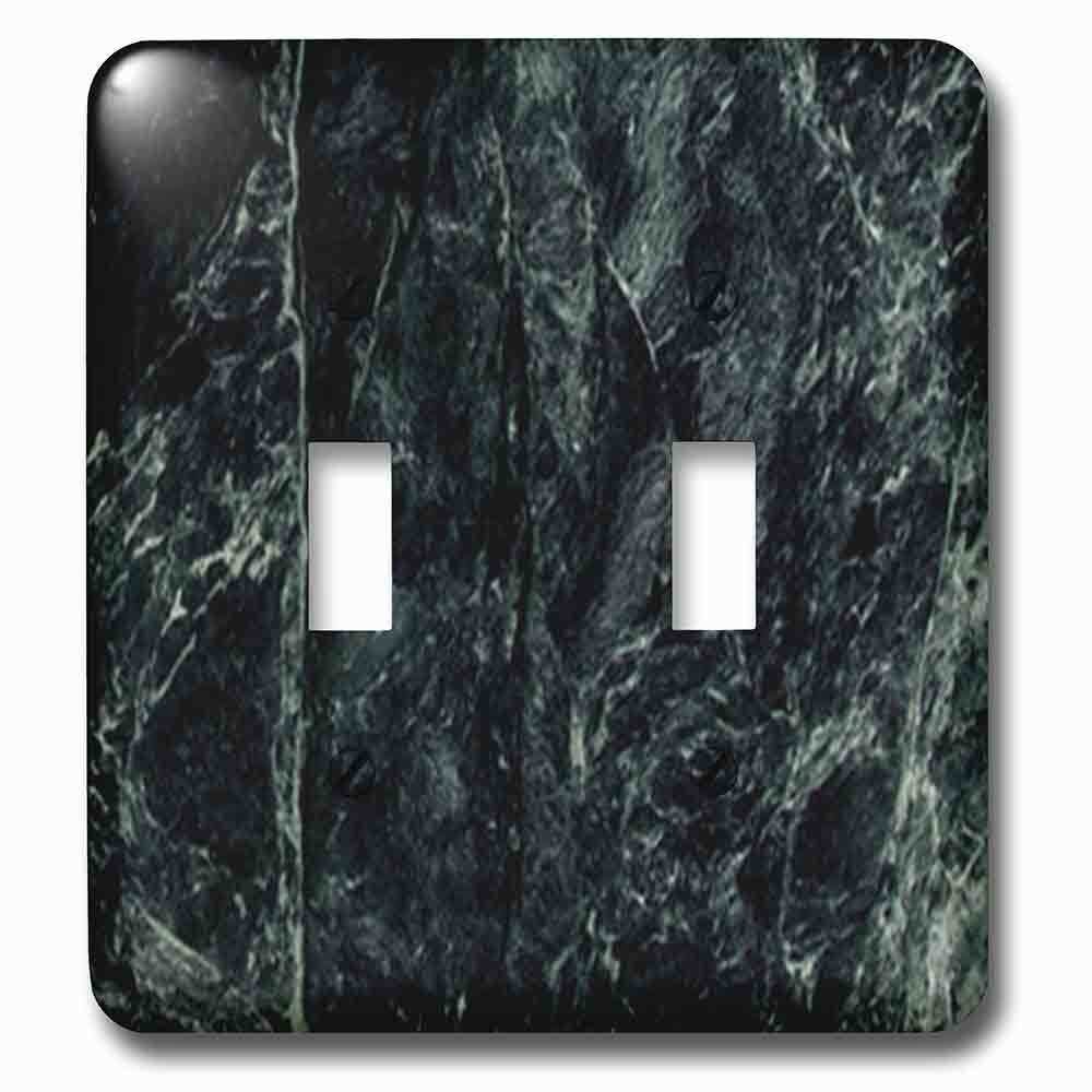 Jazzy Wallplates Double Toggle Wallplate With Impress Green Marble Print