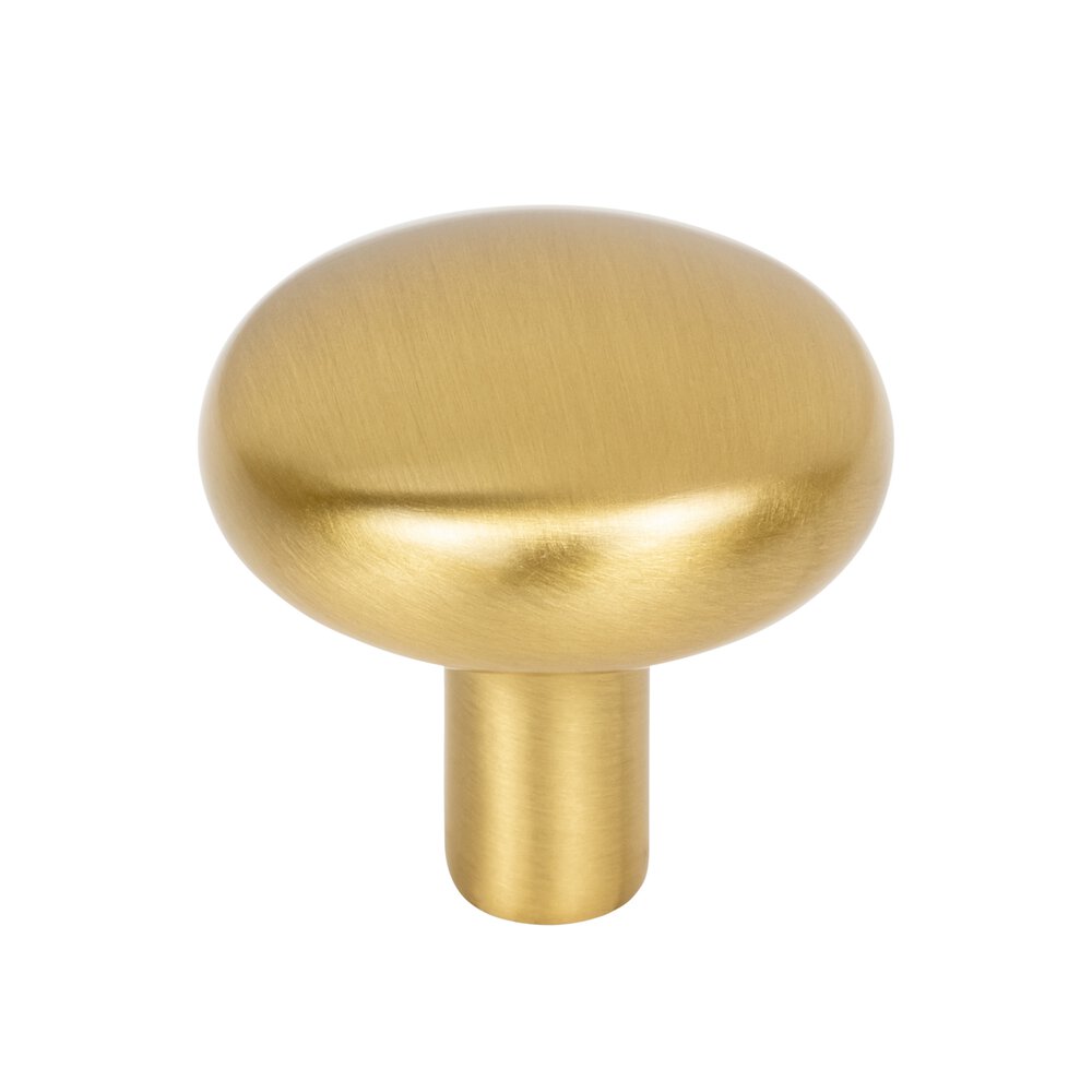 Jeffrey Alexander 1-1/4" Diameter Mushroom Knob in Brushed Gold