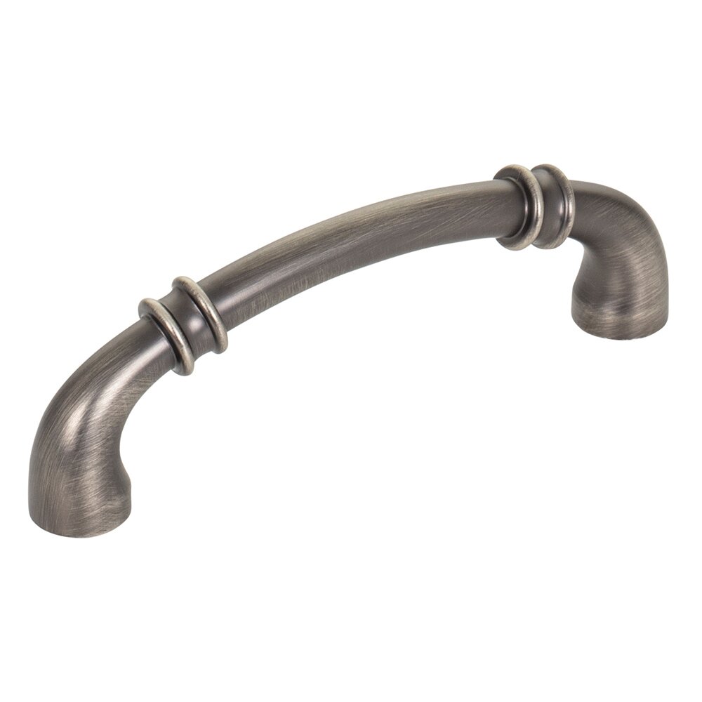 Jeffrey Alexander 3 3/4" Centers Pull in Brushed Pewter