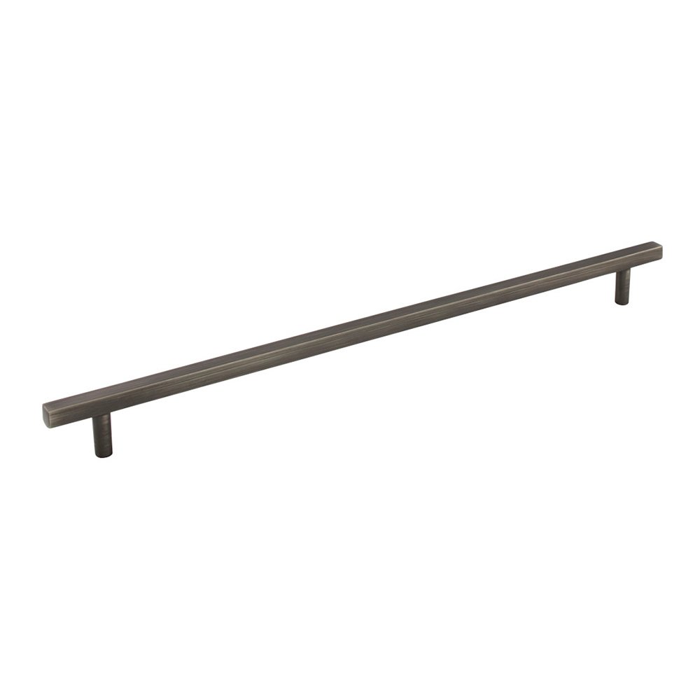 Jeffrey Alexander 12" Centers Cabinet Pull in Brushed Pewter