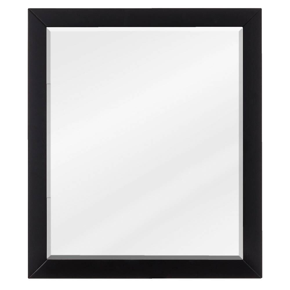 Jeffrey Alexander 24 W x 1" D x 28" H Black Cade Mirror