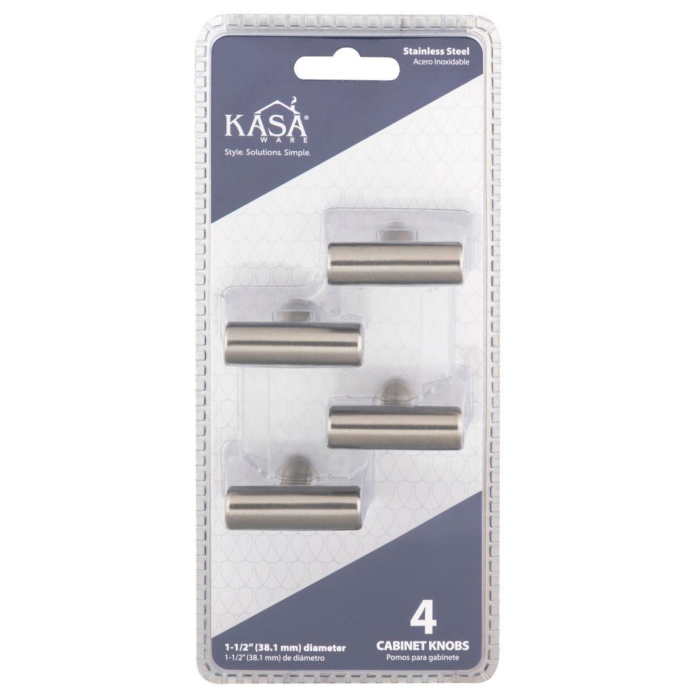 Kasaware (4pc Pack) 1 9/16" Long T Knob in Stainless Steel
