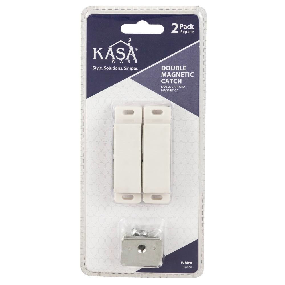 Kasaware (2pc Pack) Double Magnetic Catches in White