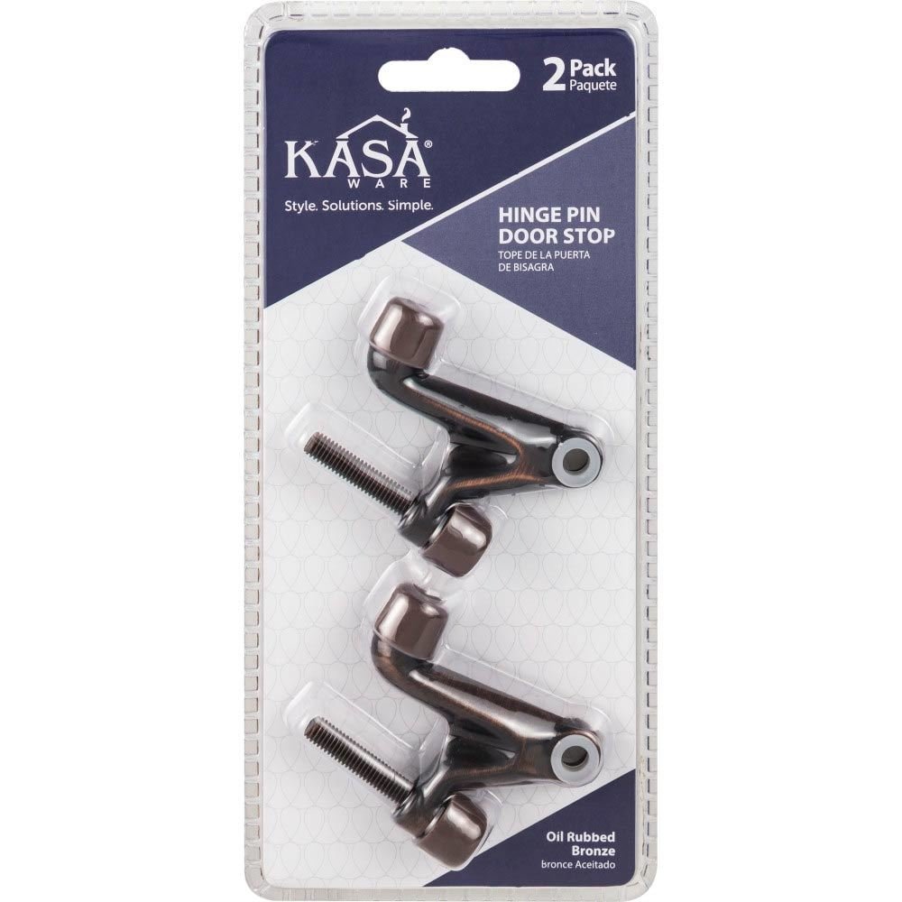 Kasaware (2pc Pack) Hinge Pin Door Stops in Dark Bronze