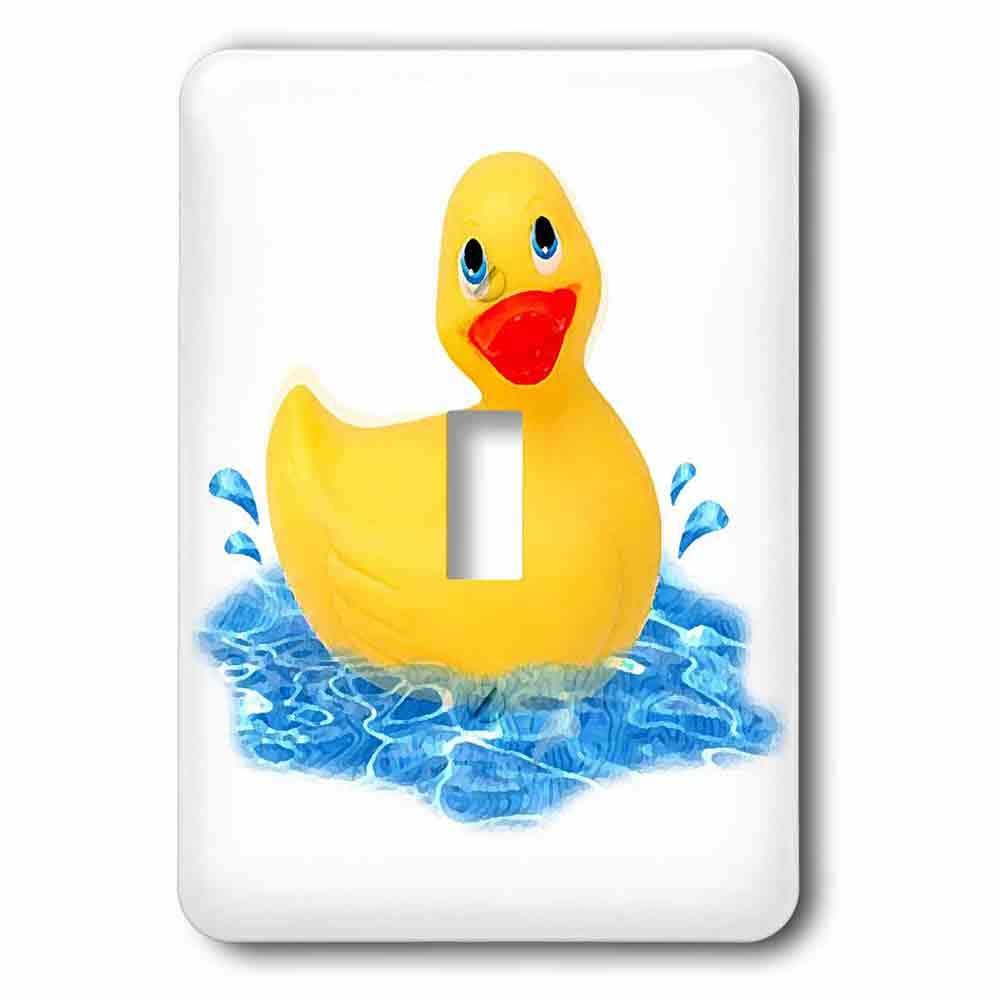 Jazzy Wallplates Single Toggle Wallplate With Rubber Duck