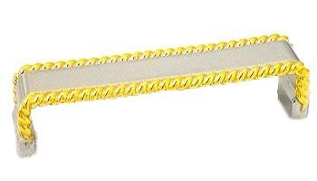 Wild Western Hardware Braided Pull in Nickel and Gold