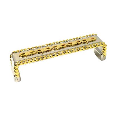 Wild Western Hardware Braided Pull with Barbed Wire in Nickel and Gold