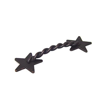 Wild Western Hardware Twisted Star Pull in Rust