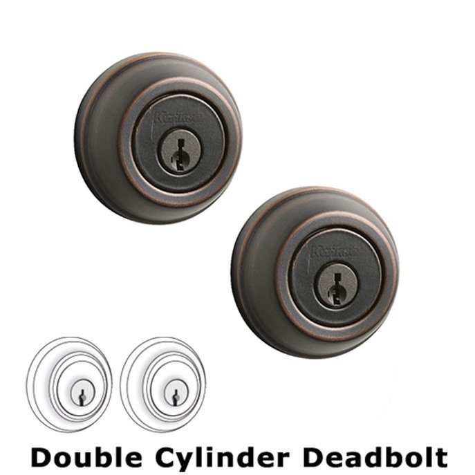 Kwikset Door Hardware UL Deadbolt Double Cylinder Deadbolt in Venetian Bronze
