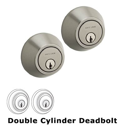 Kwikset Door Hardware Safelock Double Cylinder Deadbolt in Satin Nickel