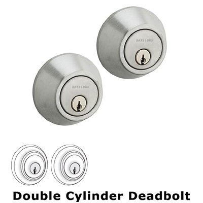 Kwikset Door Hardware Safelock Deadbolt Double Cylinder Deadbolt in Satin Chrome