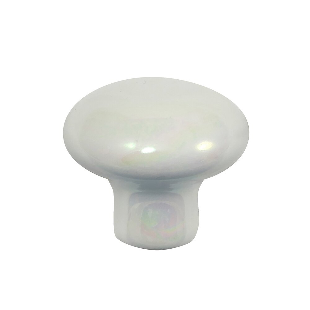 Laurey Hardware 1 3/8" Porcelain Knob in Opal