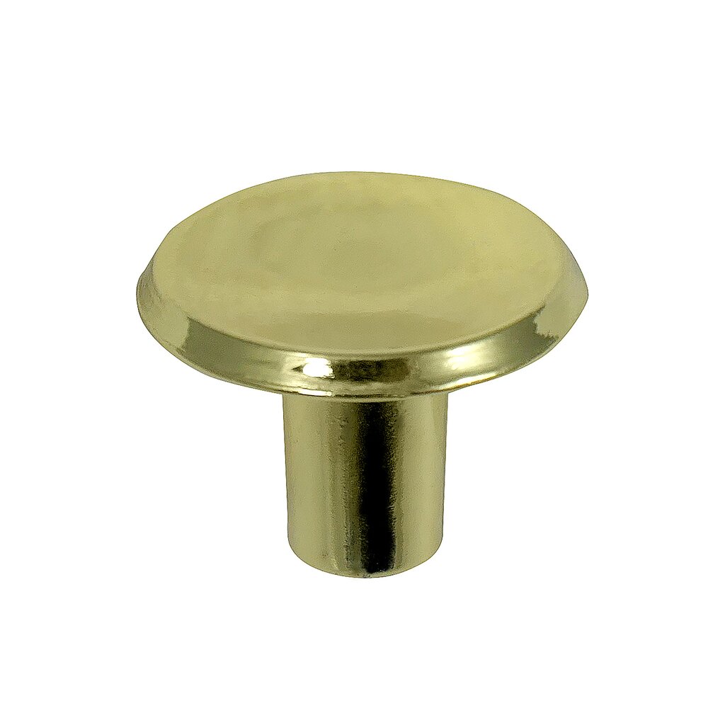 Laurey Hardware 1" Knob in Polished Brass