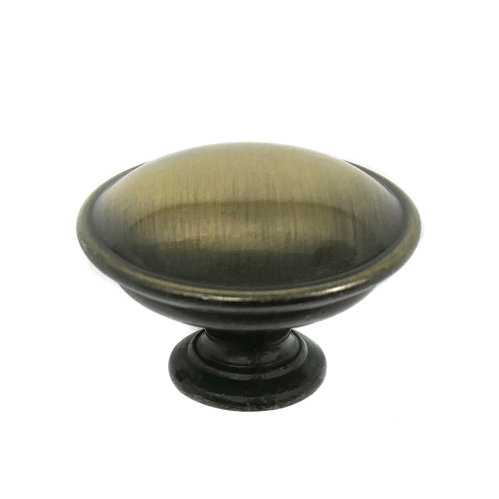 Laurey Hardware 1 1/4" Classic Traditions Knob in Antique Brass