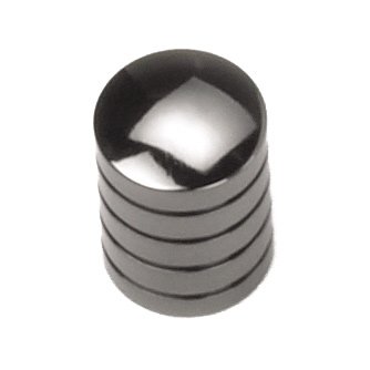 Laurey Hardware 5/8" Cylinder Knob in Black Nickel