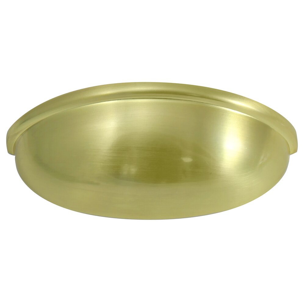 Laurey Hardware 3" Centers Cup Pull in Satin Brass