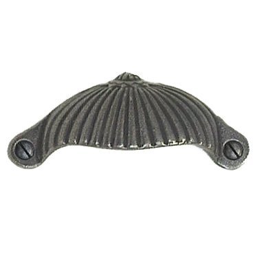 LB Brass Cup Pull 3 5/8" Centers in Matte Bronze