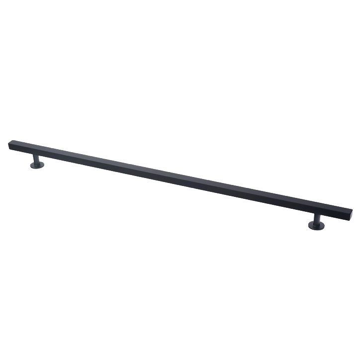 Lewis Dolin 12" (305mm) and 15" (381mm) Solid Brass Bar Pull 18.0" O/A in Matte Black