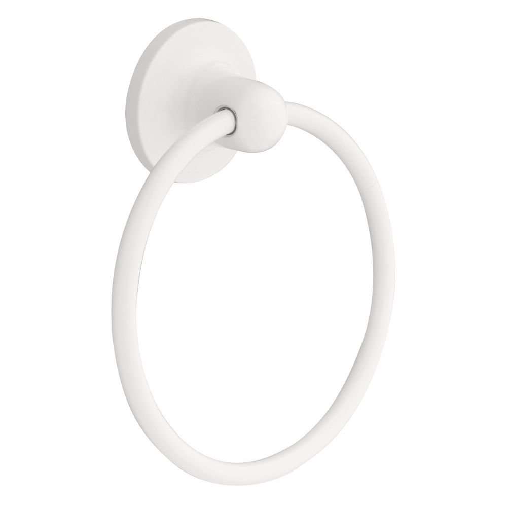 Liberty Hardware Towel Ring in White