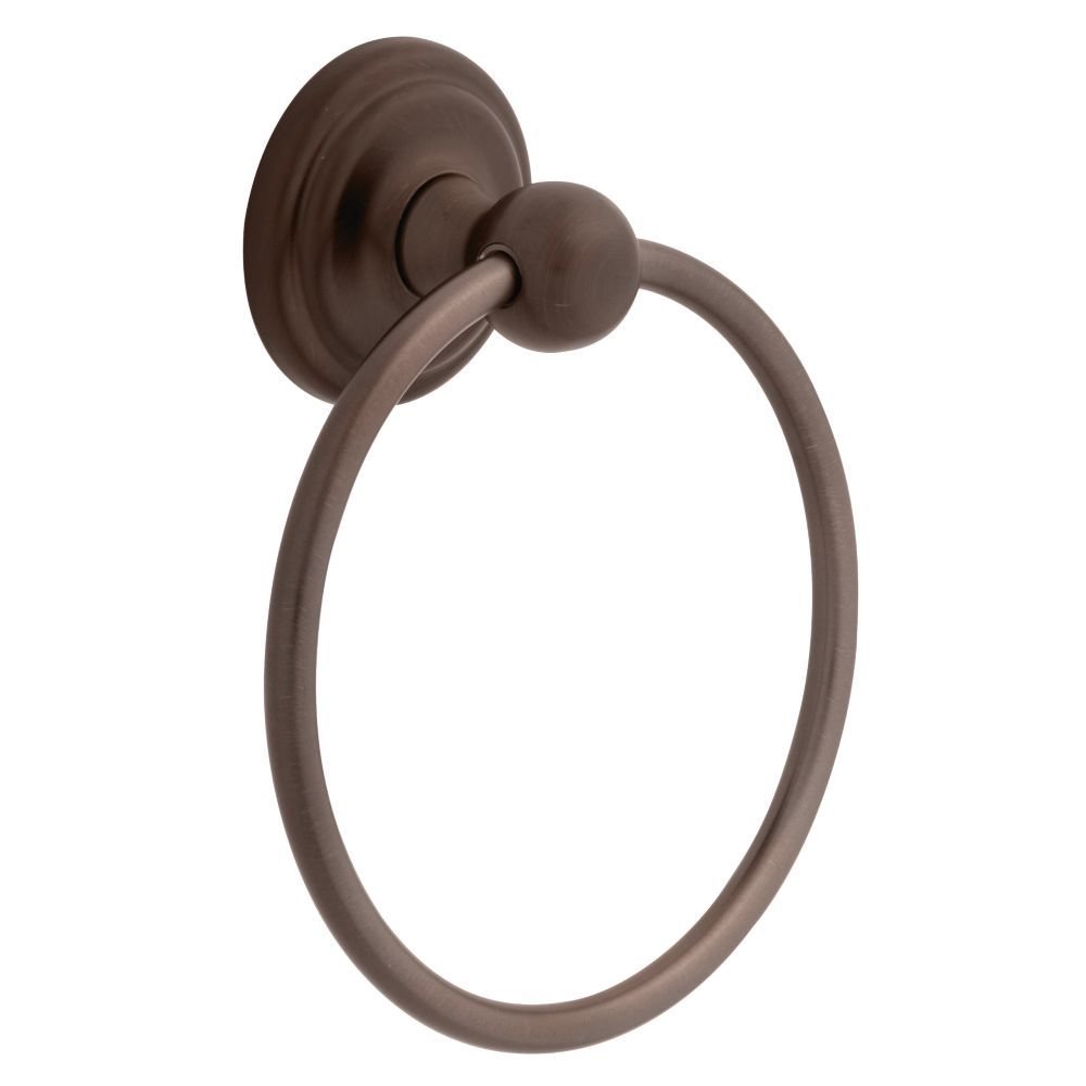 Liberty Hardware Towel Ring in with Easy Clip Mounting Venetian Bronze