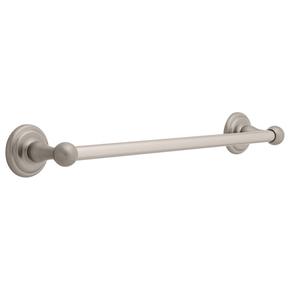Liberty Hardware 18" Towel Bar in with Easy Clip Mounting Satin Nickel