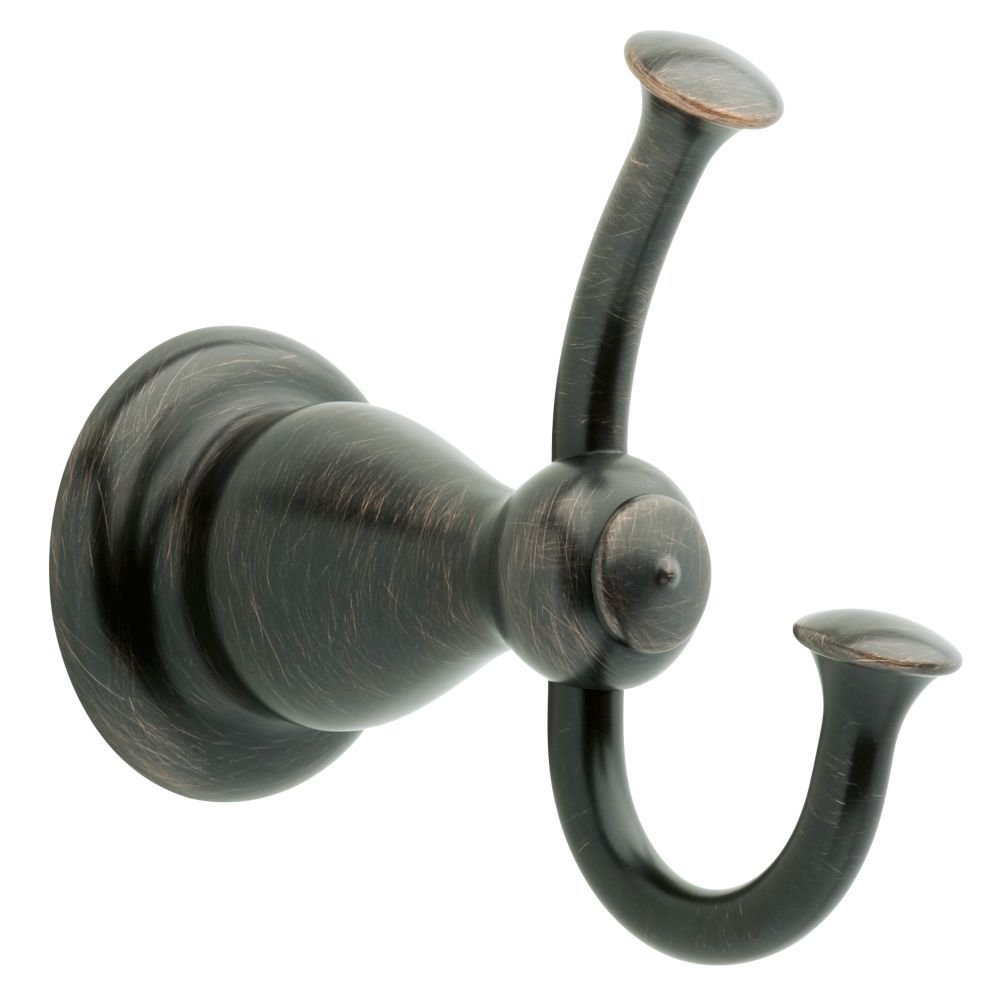 Liberty Hardware Double Robe Hook in Rubbed Bronze