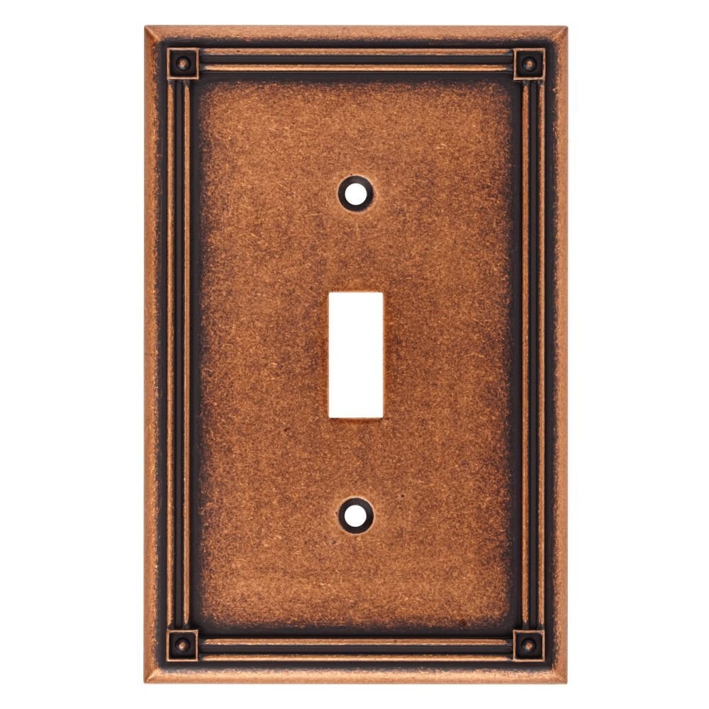 Liberty Hardware Single Toggle in Sponged Copper