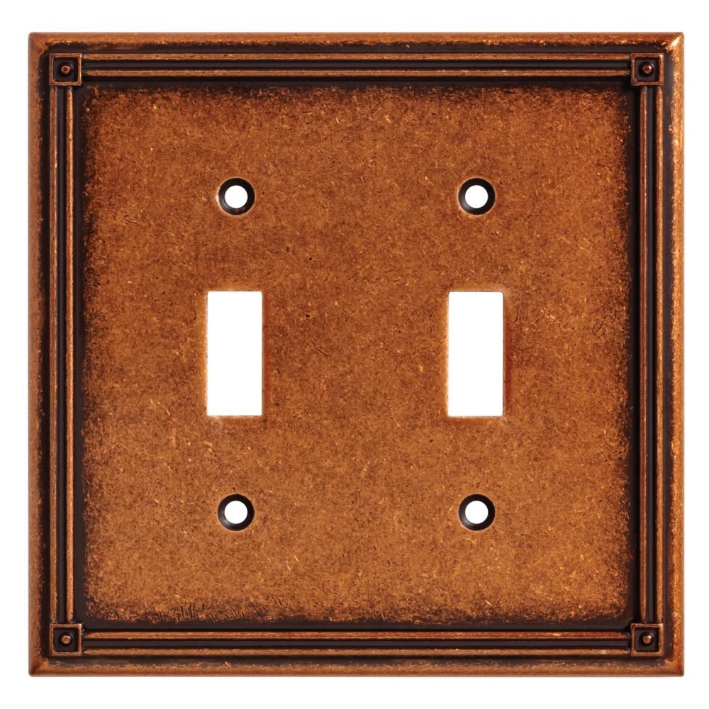 Liberty Hardware Double Toggle in Sponged Copper