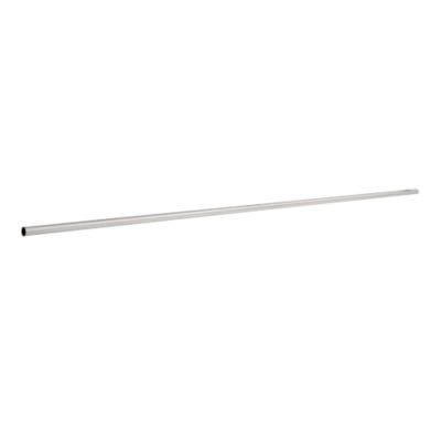 Liberty Hardware 6' Steel Shower Rod with Flanges in Bright Stainless Steel