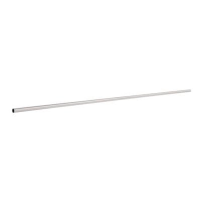 Liberty Hardware 6' Steel Shower Rod with Flanges in Bright Stainless Steel