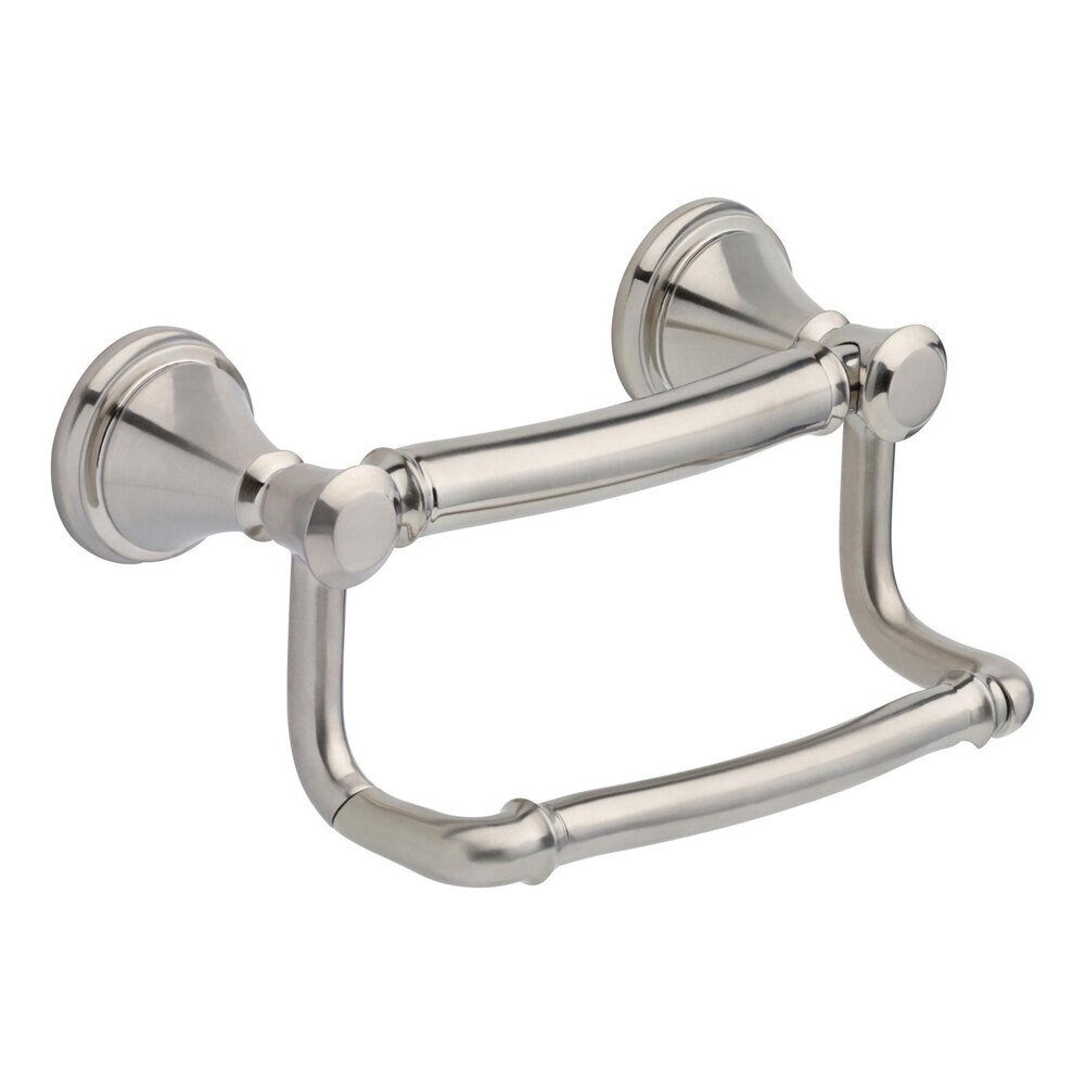 Liberty Hardware Toilet Paper Holder with Assist Bar in Brilliance Stainless Steel