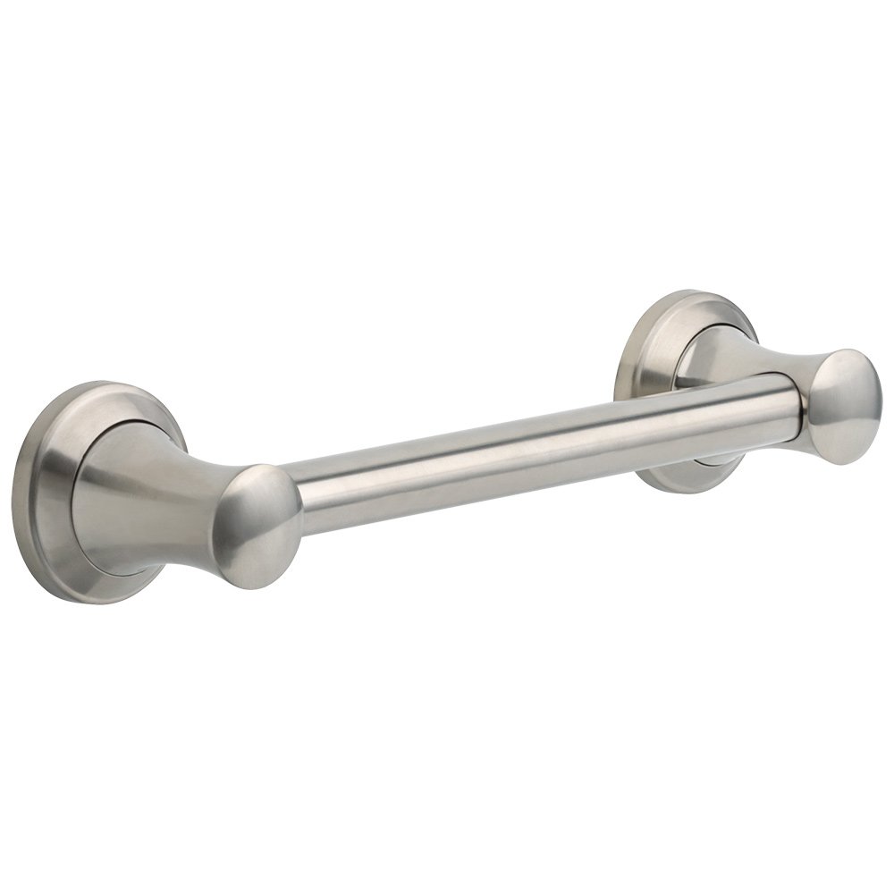 Liberty Hardware 12" Decorative Grab Bar in Brilliance Stainless Steel