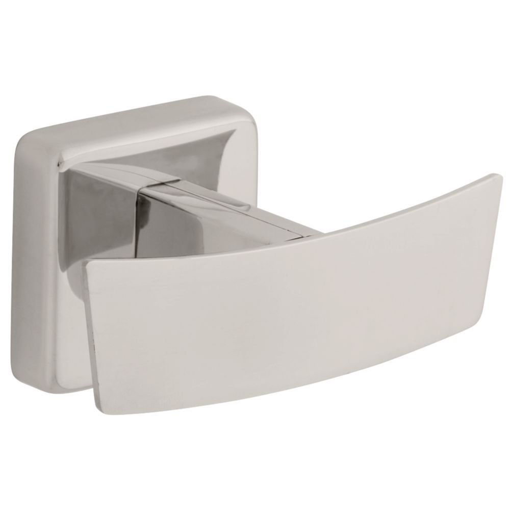Liberty Hardware Double Robe Hook in Bright Stainless Steel