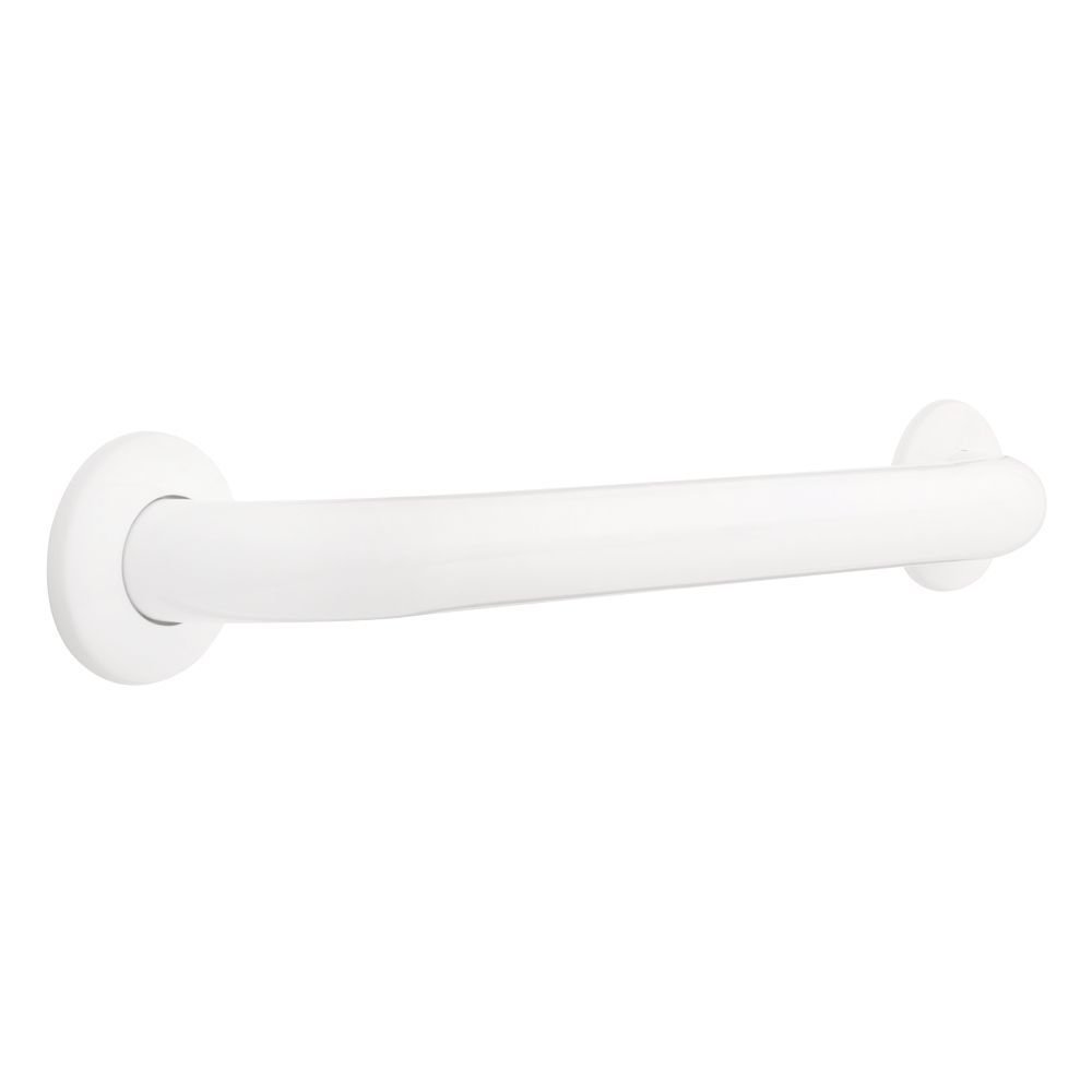 Liberty Hardware 1-1/2" OD x 18" Length Concealed Mounting in White