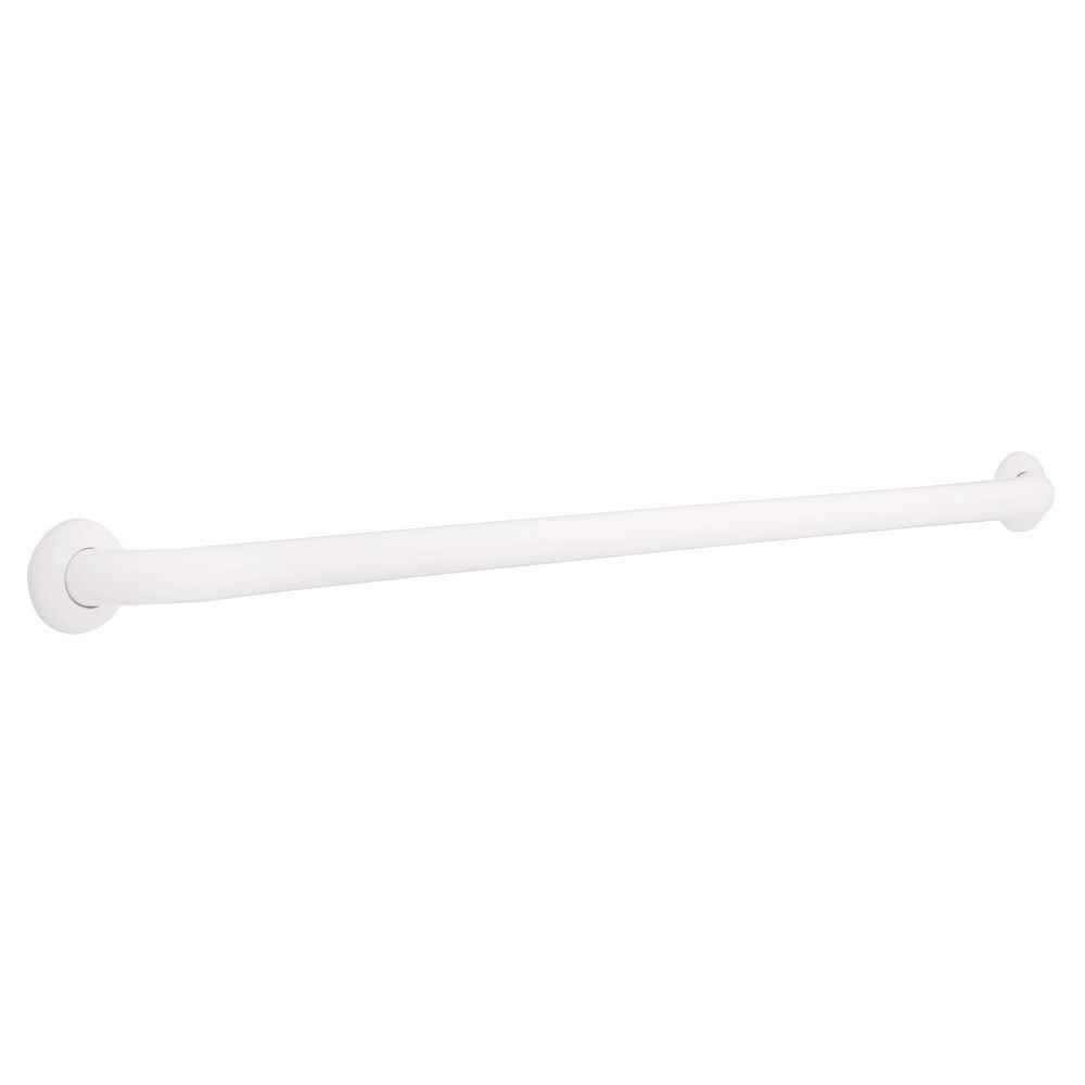 Liberty Hardware 1-1/2" OD x 42" Length Concealed Mounting in White
